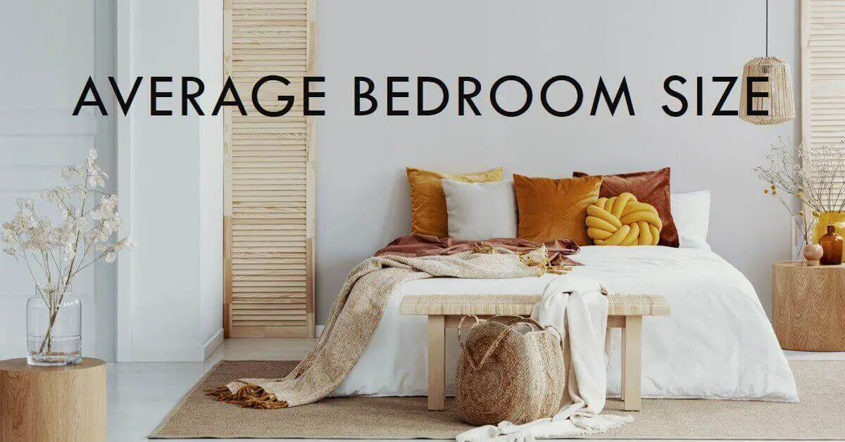 average bedroom size