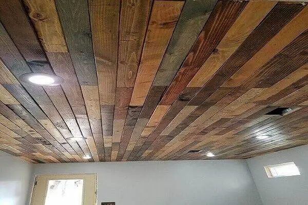 inexpensive cheap wood ceiling ideas